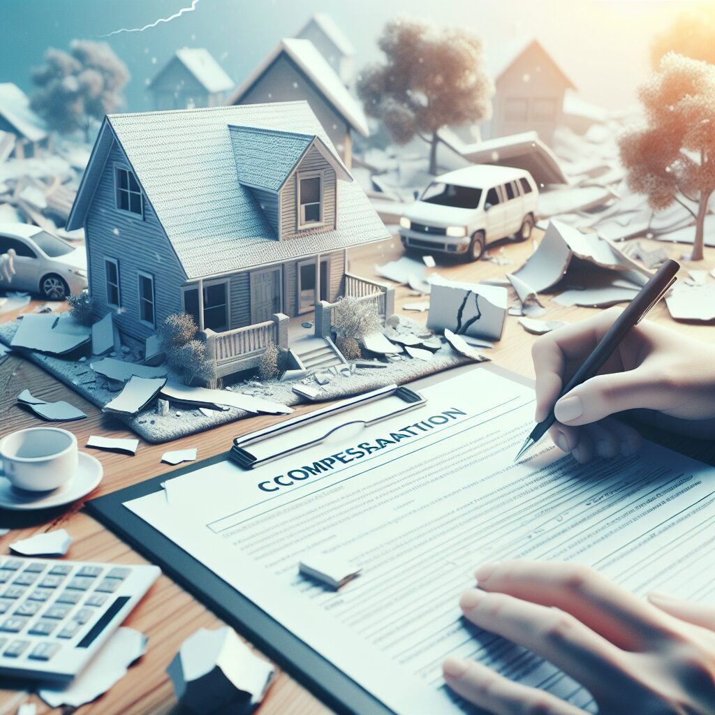 Proces uzyskiwania odszkodowania za uszkodzenia budynku w wyniku działania sił natury
