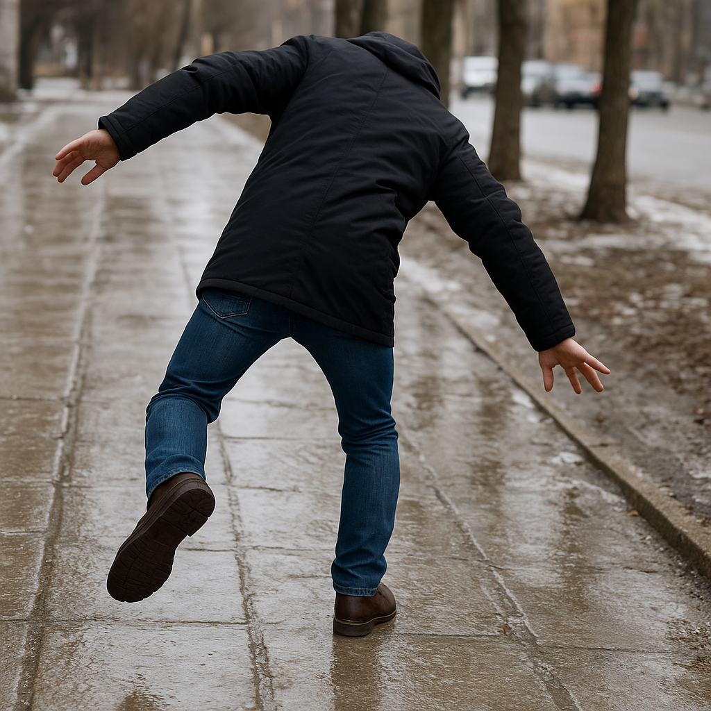 Jak uzyskać odszkodowanie po poślizgnięciu się na chodniku