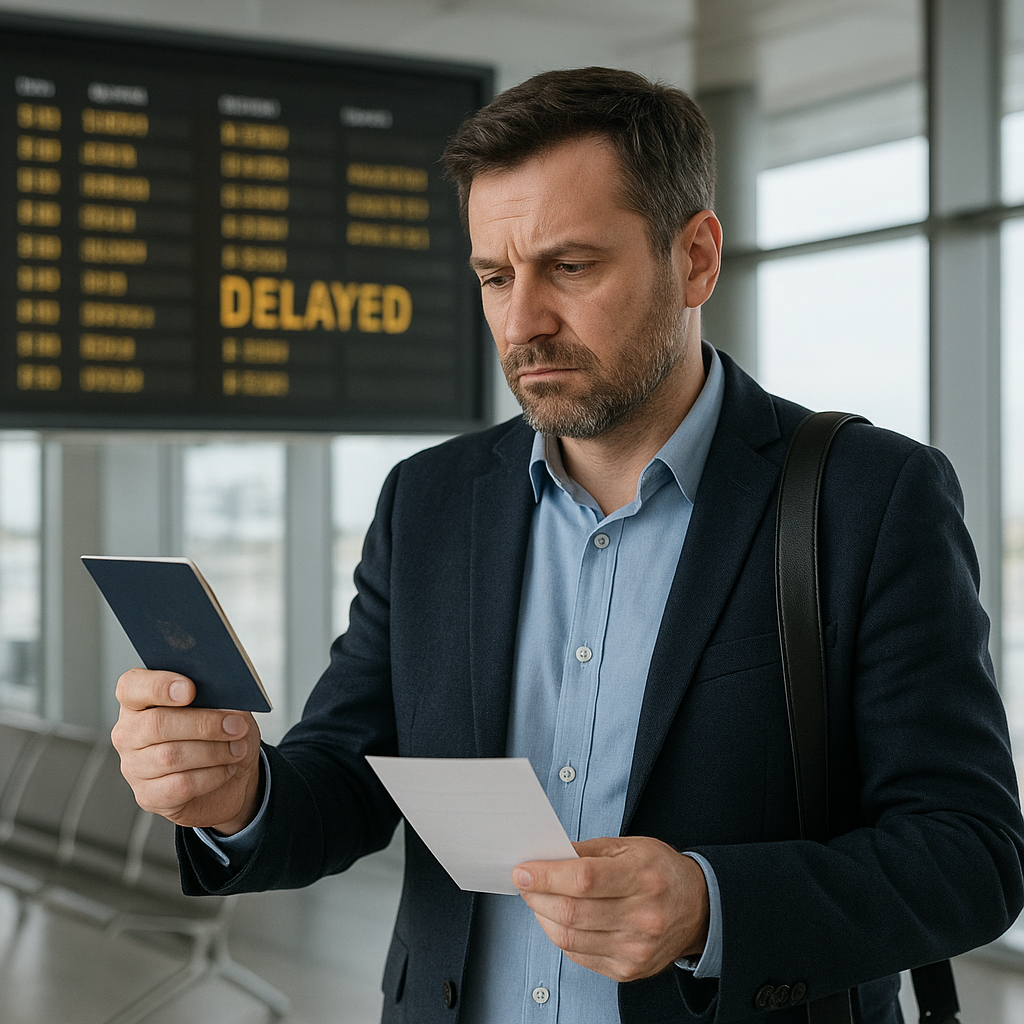 Odszkodowanie za opóźniony lub odwołany lot – prawa pasażera