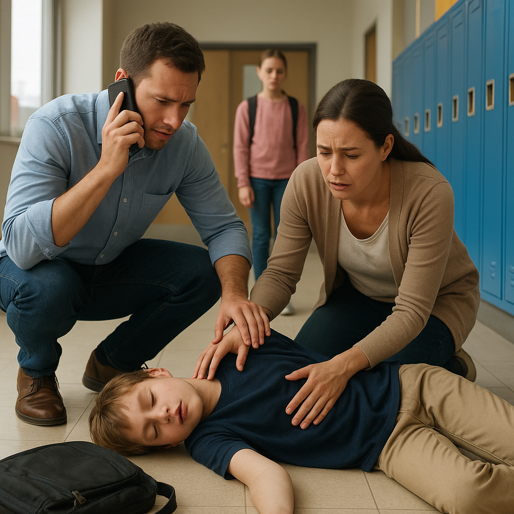 Co zrobić, gdy dziecko ulegnie wypadkowi w szkole