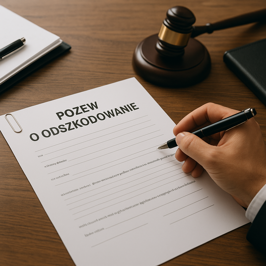 Jak napisać pozew o odszkodowanie – wzór i omówienie