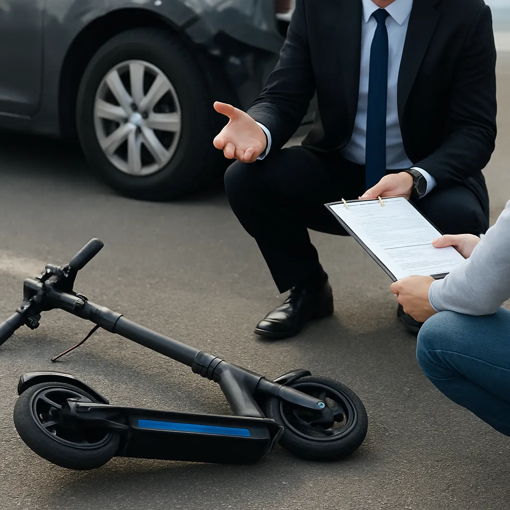 Odszkodowanie po wypadku na hulajnodze elektrycznej – kto płaci?